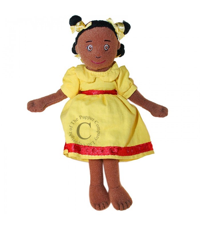 CHICA TONO DE PIEL OSCURA DE DEDO 