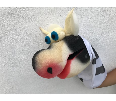 Toyvian 2 pezzi guanti da bambino guanti di flanella marionette animali per neonati 