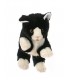 PEQUENO GATO PRETO E BRANCO 33 cm