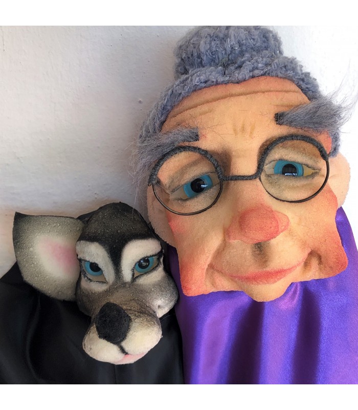 BIG GRANDMOTHER PUPPET 20cm