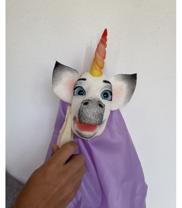 FANTOCCIO UNICORNO 12cm