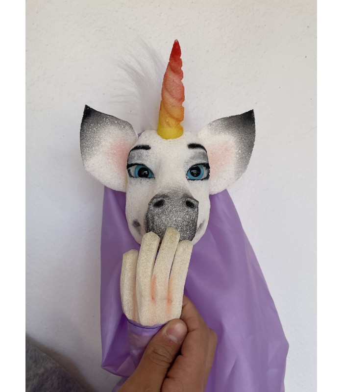 FANTOCCIO UNICORNO 12cm