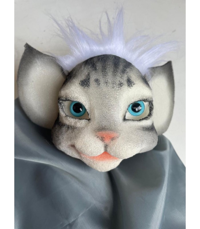 GATO GESTUAL CINZENTO - MARIONETA