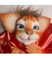 BIG CAT ORANGE PUPPET 20cm