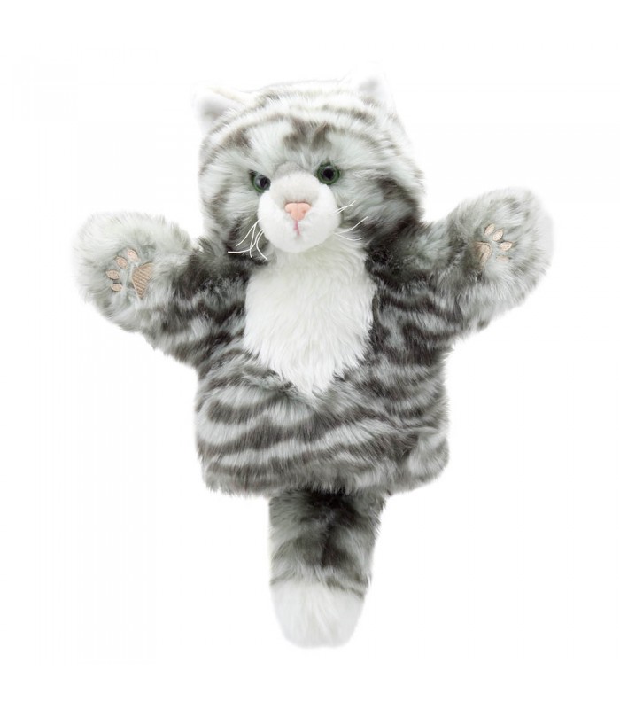 GATTO GRIGIO 25CM