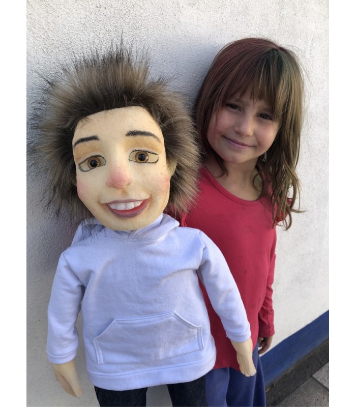 BOY FULL BODY GESTURAL PUPPET